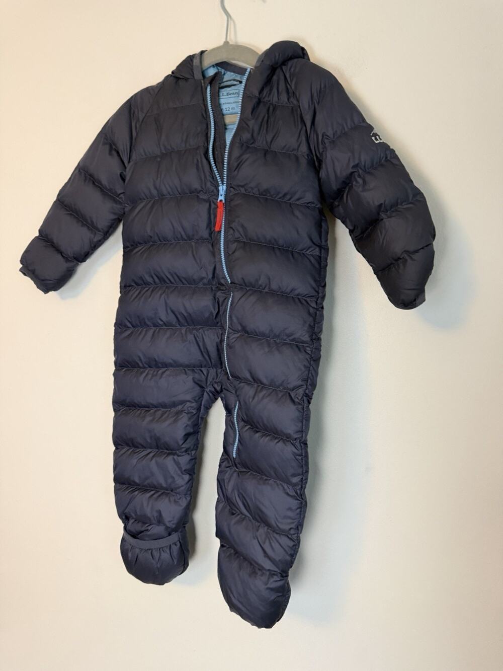 LL Bean Down Filled Puffer One Piece 6-12 Months